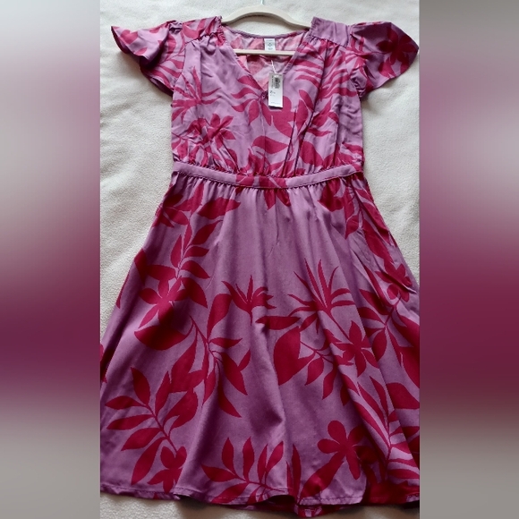 Old Navy mauve and red/fushia sundress (NWT) - Picture 5 of 5